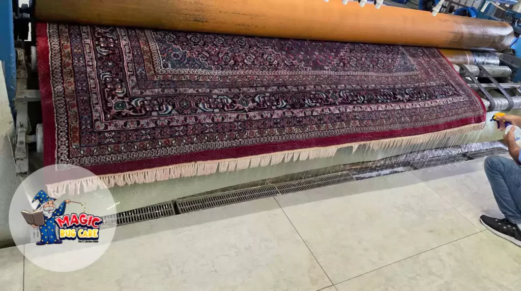 Rug Fringe Cleaning Process Fort Lauderdale